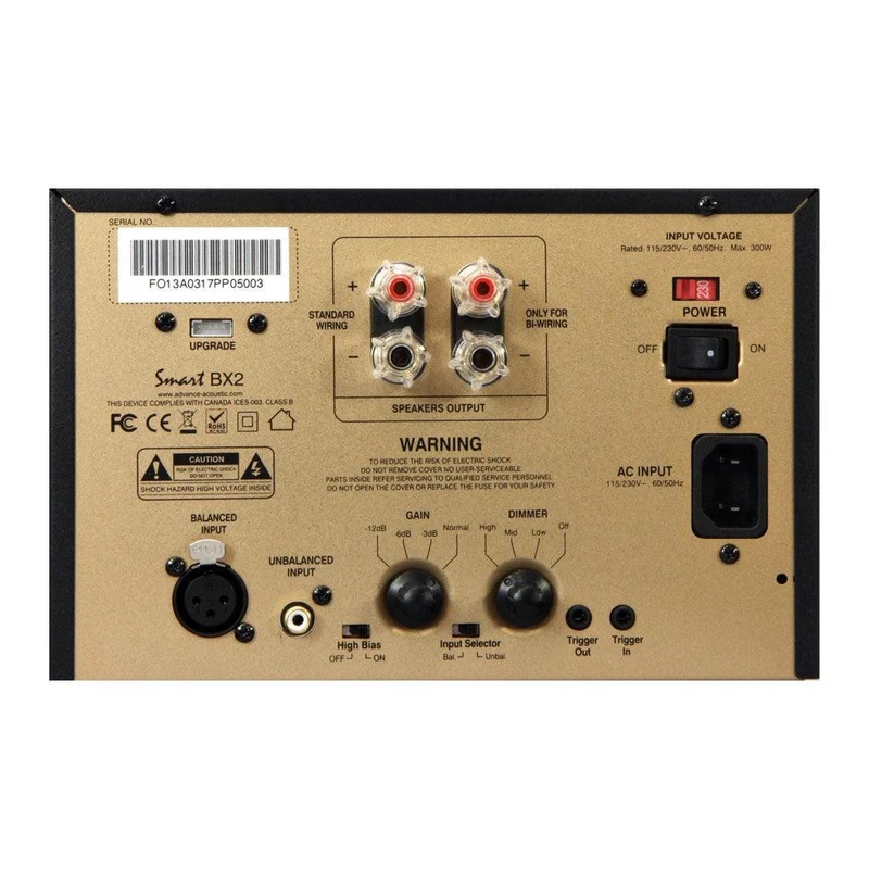 Advance Paris SMART BX2 Finale MONOFONICO 215W bilanciato/sblilanciato