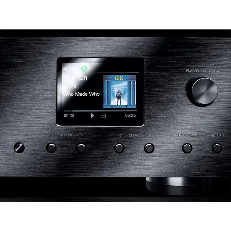 Magnat MC 400 Streamer di rete con tuner digitale e lettore CD con ampio display a colori da 2,8"