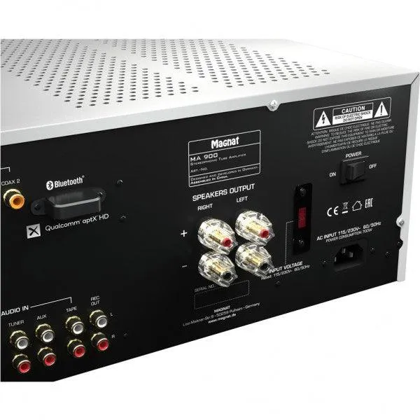 MAGNAT MA 900 SILVER EDITION amplificatore integrato con stadio PRE a valvole, amplificazione a transistor