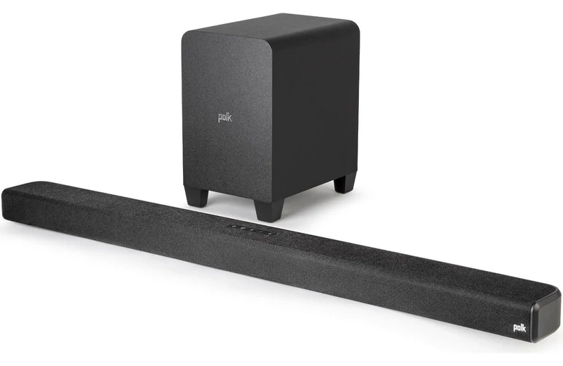 Polk Audio SIGNA S4 Soundbar a basso profilo e subwoofer wireless, HDMI (eARC)