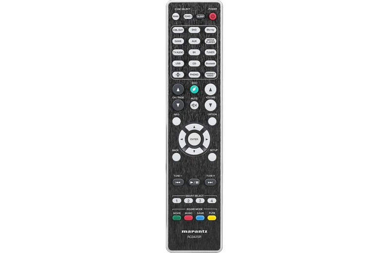 Marantz NR1711 Amplificatore AV 8K HDMI2.1 Ultra Slim • 7x 90 Watt (6 ohm, 1%) • WiFi 2.4 & 5.0 • Bluetooth