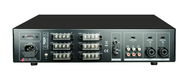 GLEMM PAA 660TMZ Amplificatore a matrice 6 zone indipendenti a 100V e 8ohm, 360W
