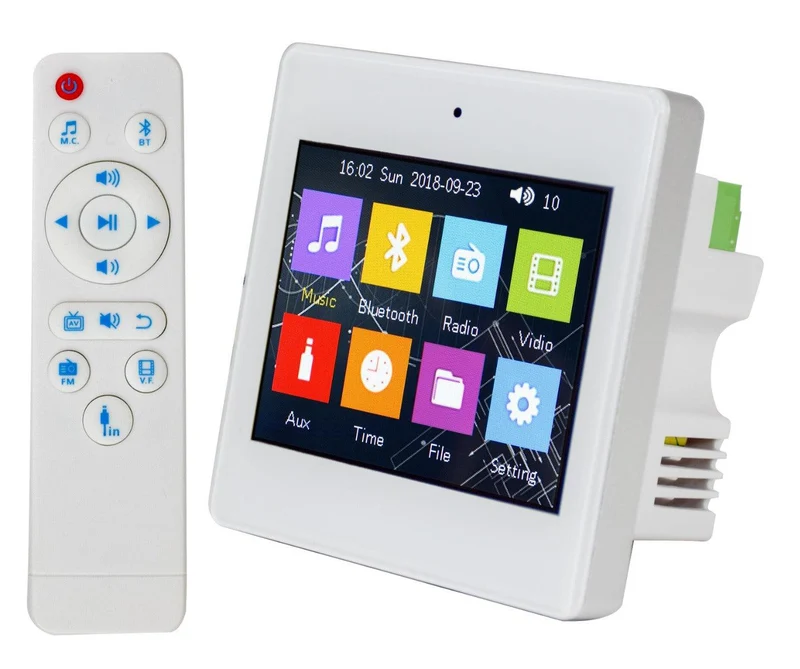 GLEMM PA 590 Amplificatore touch da parete fino a 4 diffusori