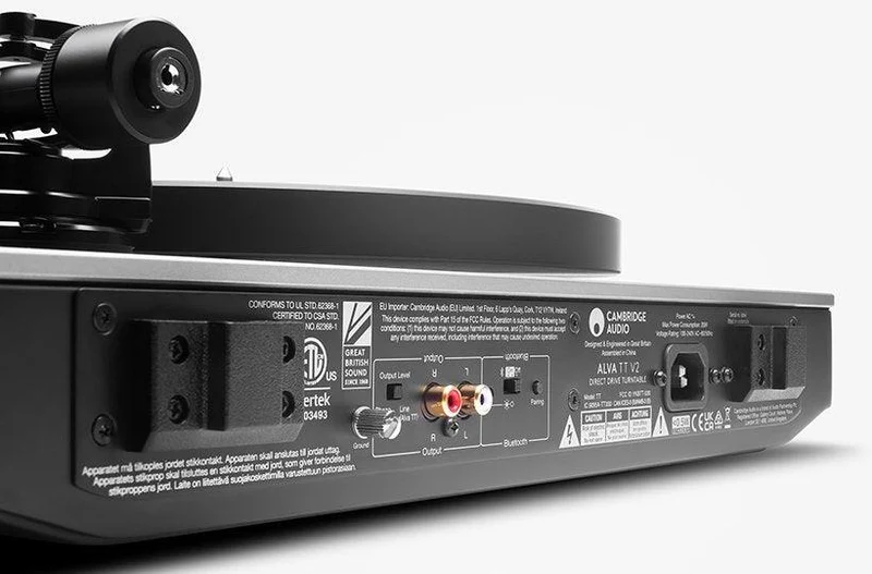 Cambridge Audio ALVA TT V2 Giradischi trazione diretta, Bluetooth aptX HD, stadio phono, testina MC
