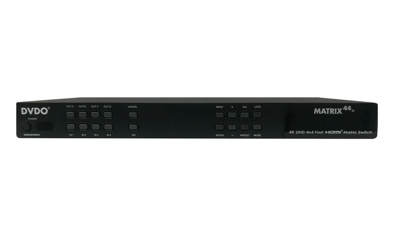 DVDO Matrix44 iScan Matrix 4x4 Matrice HDMI 4K, quattro ingressi quatto uscite