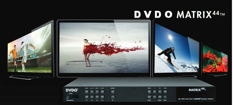 DVDO Matrix44 iScan Matrix 4x4 Matrice HDMI 4K, quattro ingressi quatto uscite