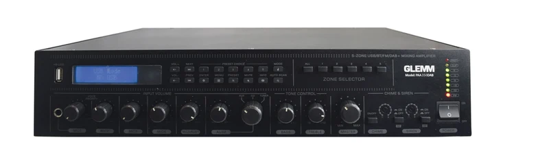 GLEMM PAA 350DAB Amplificatore 350W 5 zone DAB