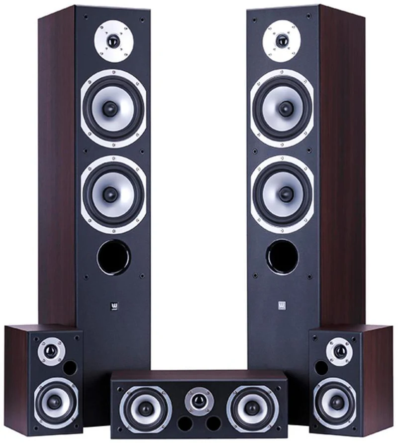 Wilson MOVIX Kit Home Cinema 5.0 alta qualità per uso AV ed Hi-fi - 10 ANNI DI GARANZIA!