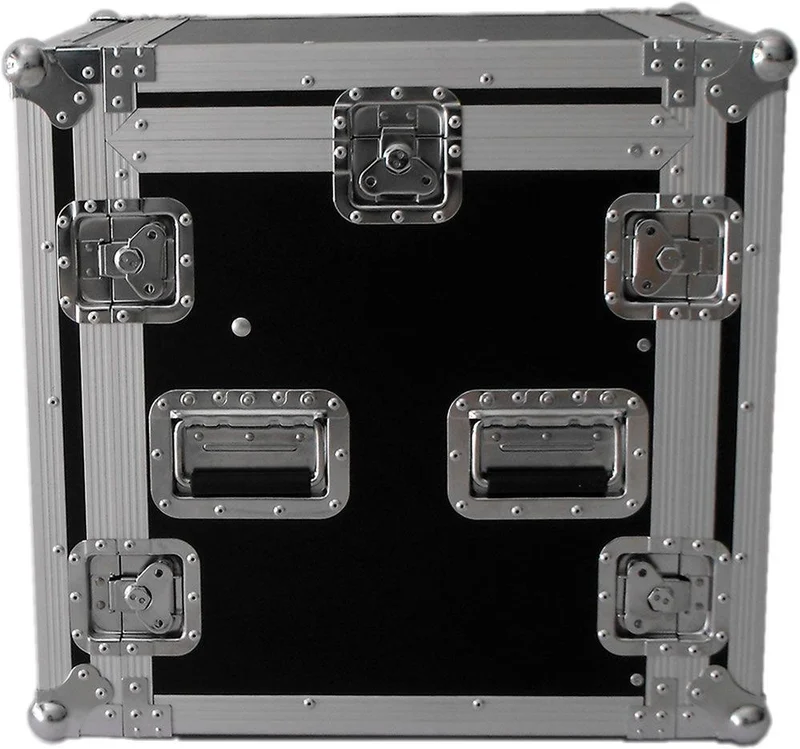 EXTREME YC10UR9M FLIGHT CASE LEGNO 10MM COMBO UNITA RACK 10U MIXER 9U 3 COPERCHI 10 CHIUSURE 4 MANIGLIE 4 RUOTE