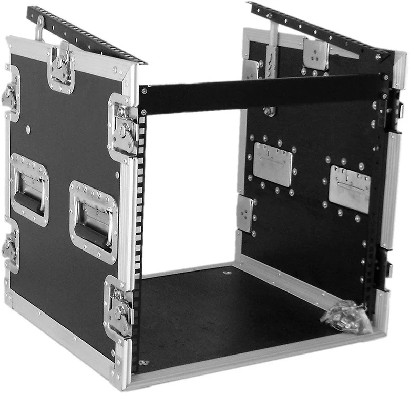 EXTREME YC10UR9M FLIGHT CASE LEGNO 10MM COMBO UNITA RACK 10U MIXER 9U 3 COPERCHI 10 CHIUSURE 4 MANIGLIE 4 RUOTE