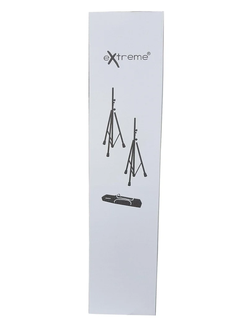 EXTREME SS-PACK A SPEAKER STAND KIT SET SUPPORTI CASSE ALLUMINIO CON BORSA TRASPORTO ALTEZZA REGOLABILE SISTEMA DI SICUREZZA IN ACCIAIO
