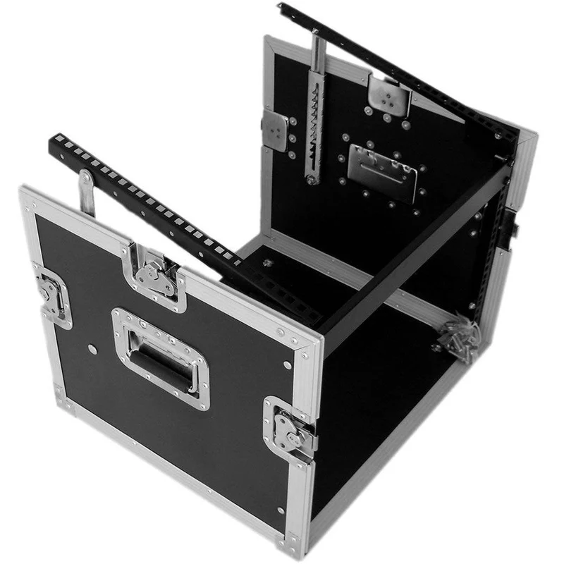 EXTREME YC10U9M FLIGHT CASE LEGNO 10MM COMBO UNITA RACK 10U MIXER 9U SCATTI 3 COPERCHI 10 CHIUSURE 4 MANIGLIE
