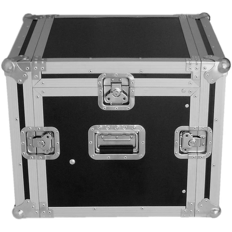 EXTREME YC8U9M FLIGHT CASE LEGNO 10MM COMBO UNITA RACK 8U MIXER 9U SCATTI 3 COPERCHI 6 CHIUSURE 2 MANIGLIE
