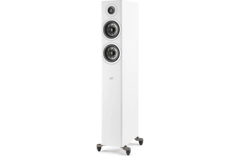 Polk Audio R500 Diffusori da pavimento compatto, Tweeter Pinnacle Ring Radiator da 1", 2 Woofer con cono a turbina da 5.25" (COPPIA)