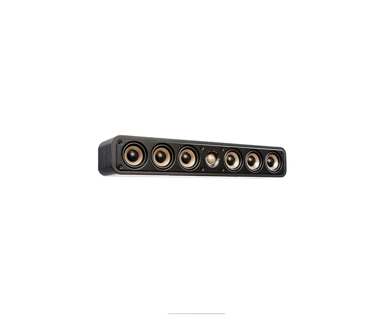 Polk Audio S35 EL Diffusore Centrale SLIM, Dome tweeter da 1", 6x woofer da 3"