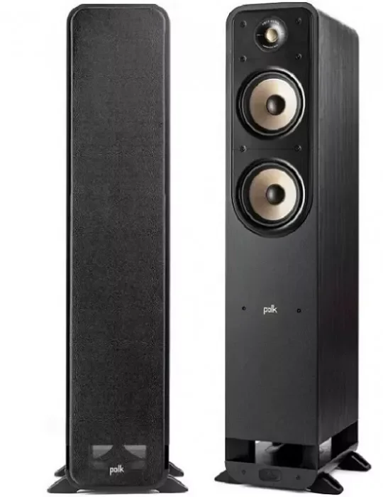 Polk Audio S55 EL Diffusori da Pavimento HiRes, tweeter da 1" in Terylene e 2 woofer da 6.5" in Mica