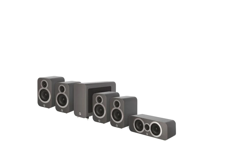 Q Acoustics Q 3010i CINEMA PACK sistema home cinema completo (2 cp Q3010i + Q3090i Centre + Q3060S subwoofer)