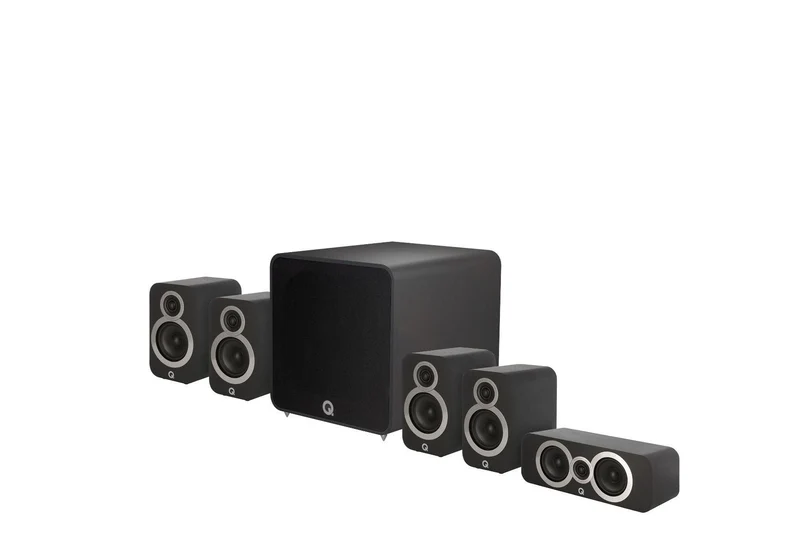 Q Acoustics Q 3010i PLUS CINEMA PACK sistema home cinema composto di 2 cp Q3010i + Q3090i Centre + QB 12 subwoofer