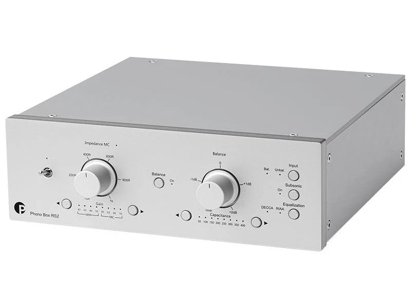 Pro-ject PHONO BOX RS2 Stadio PHONO MM/MC. Circuitazione dual mono completamente bilanciata. Componentistica selezionata e completamente a discreti
