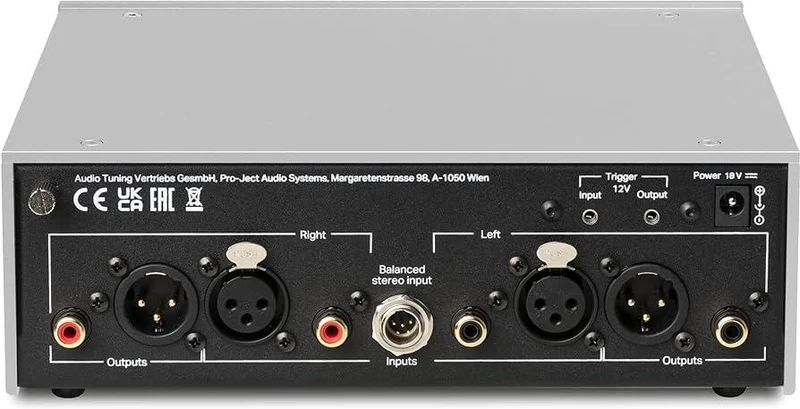 Pro-ject PHONO BOX DS3 B Phono BOX Ingressi e uscite XLR bilanciati per testine MM e MC