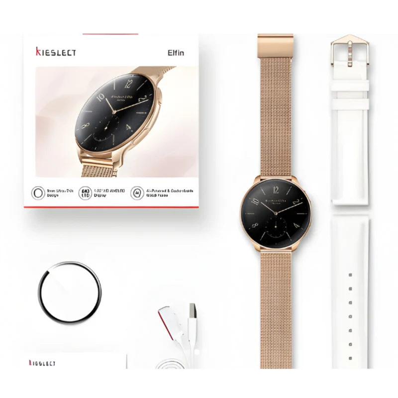 Kieslect Smartwatch Lady Watch Elfin + Gratis Audífonos Inalámbricos TWS Ora Earring Pods