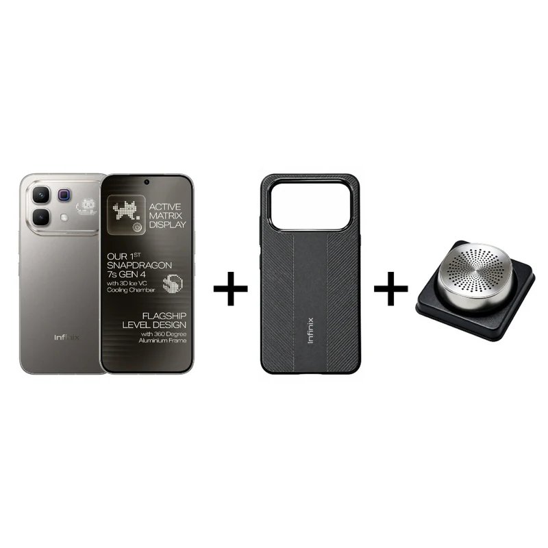 Infinix Teléfono Celular Note 60 Pro, 256 GB + Gratis Estuche Magnético para Infinix Note 60 Series + Bocina Portátil