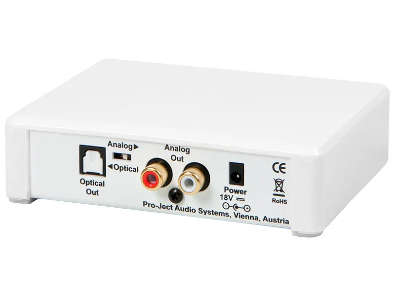 Pro-ject BLUETOOTH BOX E HD Ricevitore Bluetooth e Streaming alta definizione codec aptX, aptX-HD e SBC, Bluetooth 5.0/A2DP