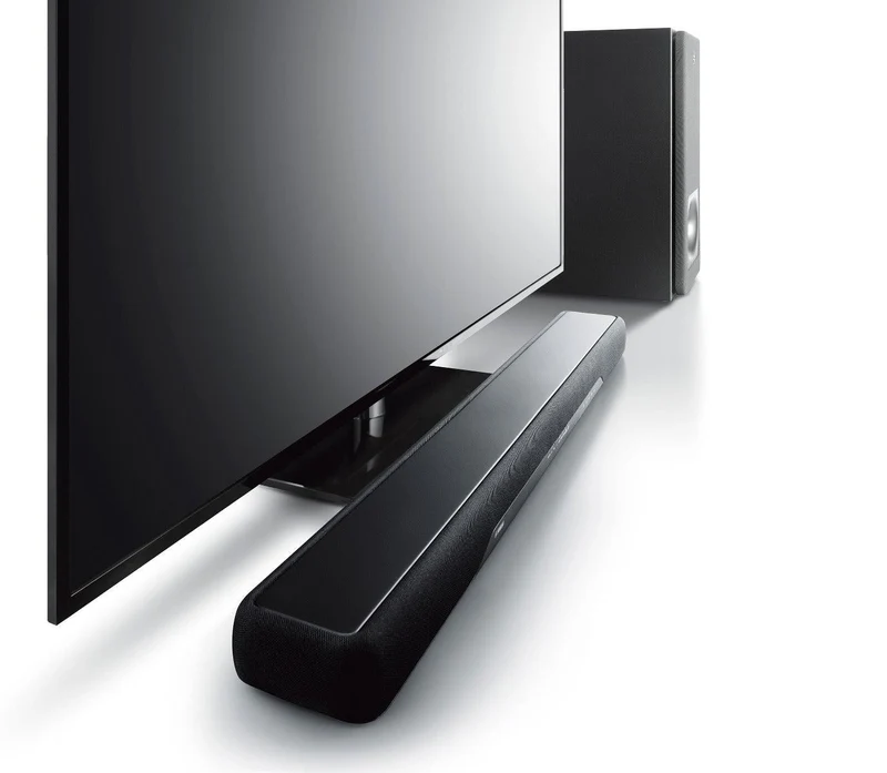 Yamaha YAS-207BL Soundbar con subwoofer wireless. HDMI in/out 4K/60 fps e streaming Bluetooth, 200W