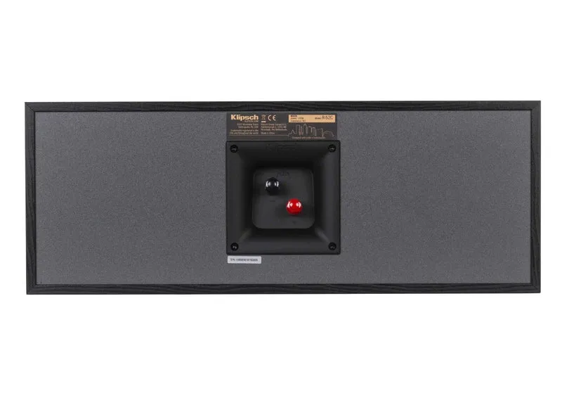 Klipsch R-52C BLACK diffusore per canale centrale sospensione pneumatica a 2 vie REFERENCE da 400W
