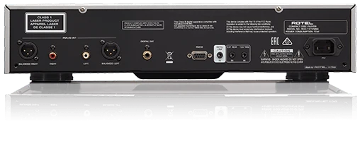 Rotel RCD-1572 MKII Lettore CD con DAC 32-bit/384kHz Texas Instruments uscite bilanciate/sbilanciate
