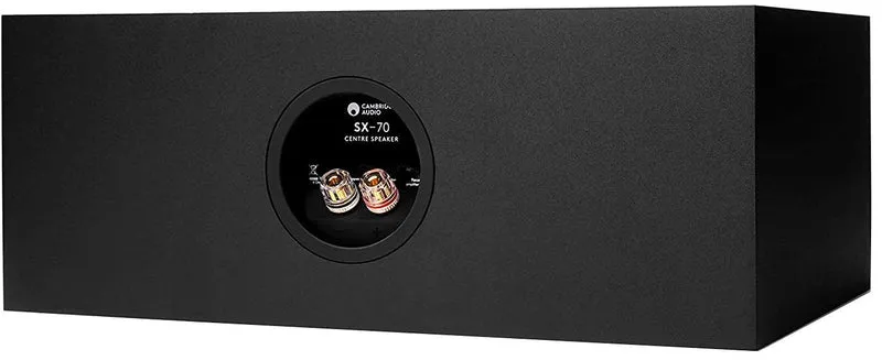 CAMBRIDGE AUDIO SX70 diffusore centrale nero 2 woofer da 100mm 100watt