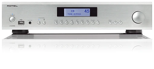 Rotel A-12 MKII Amplificatore integrato 2 canali 60W, DAC 32 bit, PC-USB, Bluetooth AptX