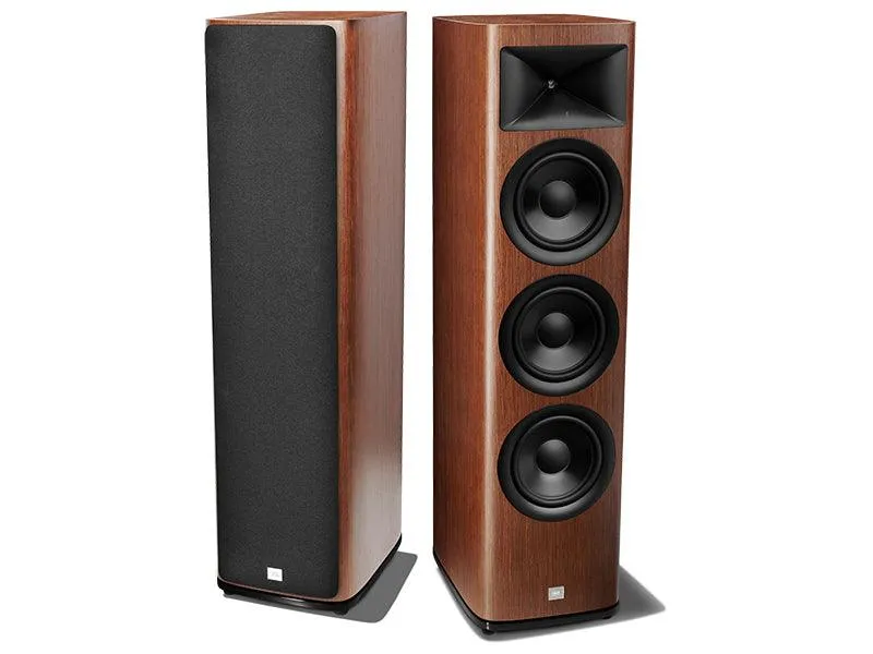 JBL HDI-3800 Diffusori da pavimento a 2,5 vie, Triplo woofer da 20cm con sistema HDI (High Definition Imaging) a guida d'onda