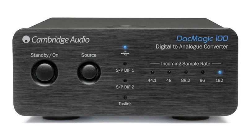 CAMBRIDGE AUDIO DAC MAGIC 100 Convertitore audio DAC Wolfson WM8740 ,Uscite phono RCA