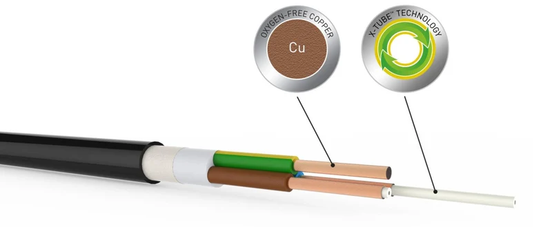 QED XT 3 POWER CABLE Cavo di alimentazione High End sottile e flessibile, con tecnologia XT e isolamento in ferrite