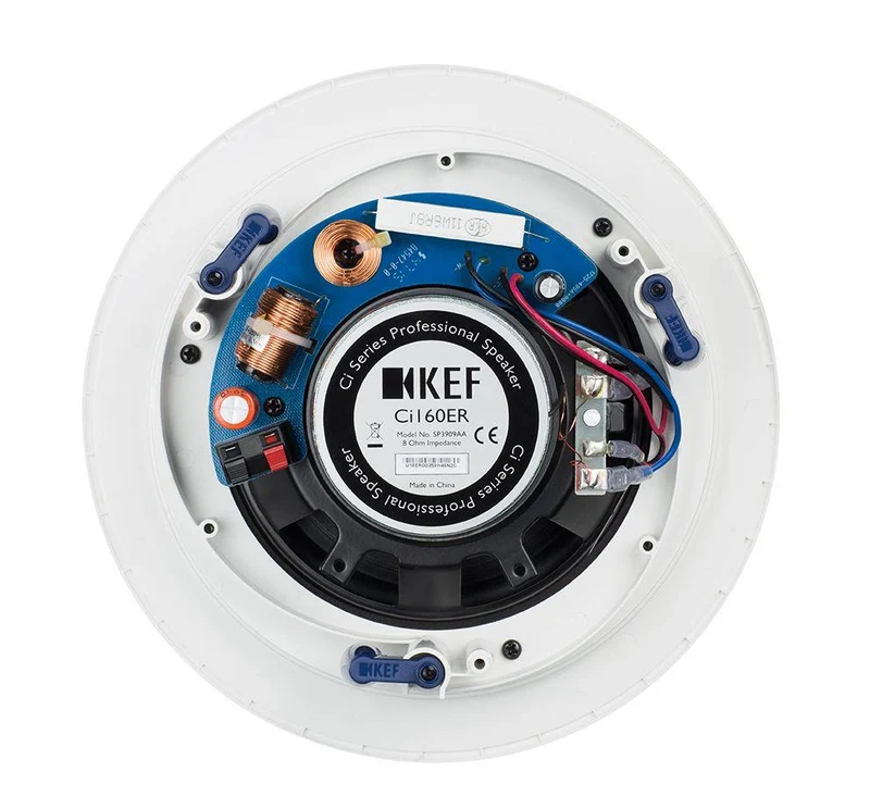 KEF Ci160ER Diffusori rotondi 2 vie da incasso a soffitto. Tweeter concentrico (COPPIA)