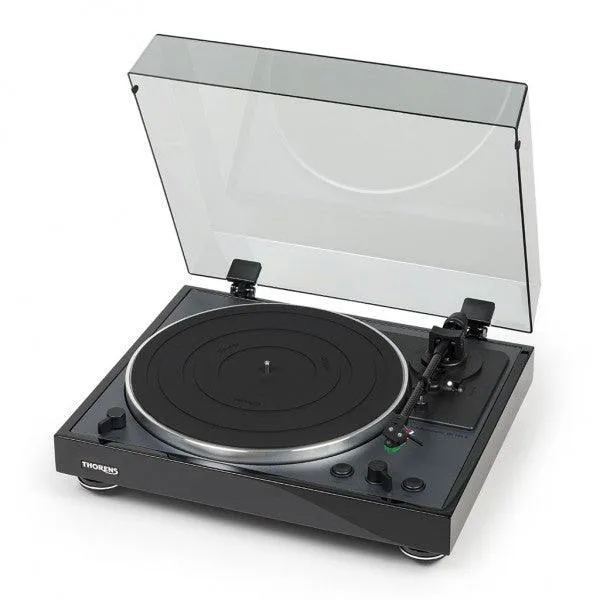 Thorens TD 102 A BLACK HIGH GLOSS Giradischi completamente automatico con trazione a cinghia