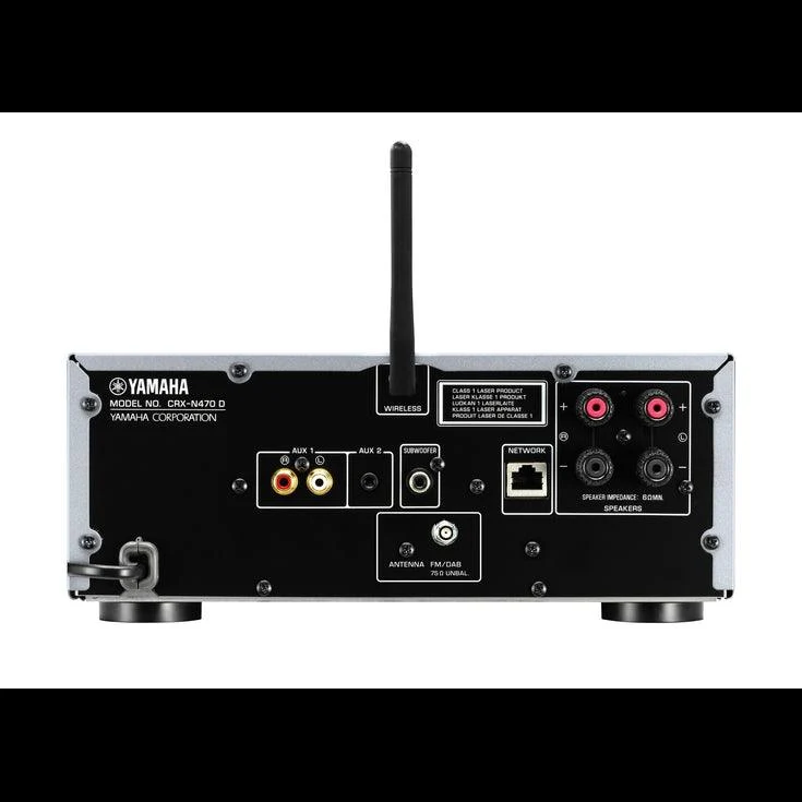 Yamaha CRX-N470D Lettore audio MusicCast Radio FM/DAB, Lettore CD, USB, BLuetooth, Airplay