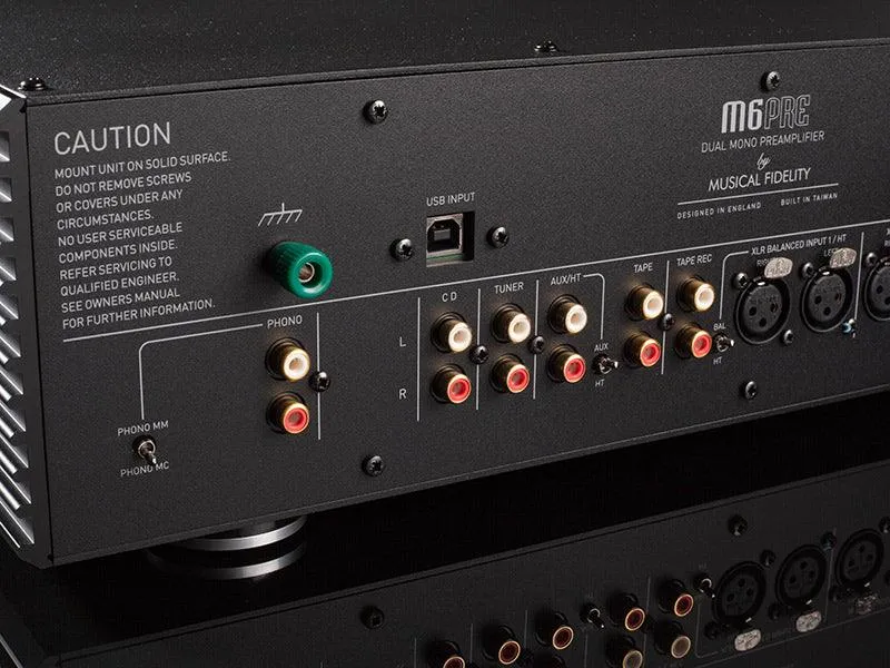 Musical Fidelity M6s PRE BLACK Preamplificatore completamente bilanciato in Classe A, Home theater bypass