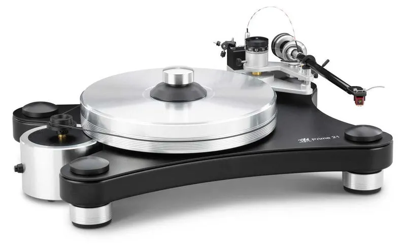 VPI PRIME 21-B PLUS Giradischi hifi braccio 3D Gimbal da 10" testina Shyla cavo PHONO Weisline da 1,2mt