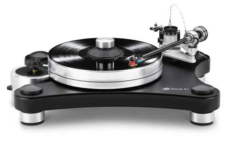 VPI PRIME 21-B Giradischi hifi completo di braccio 3D Gimbal da 10" premontato. Trazione a cinghia. Testina opzionale