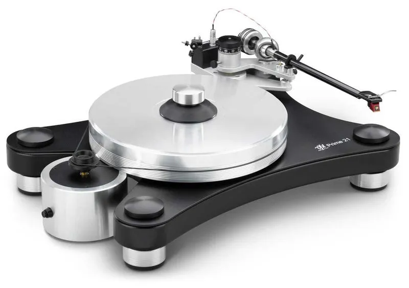 VPI PRIME 21-B Giradischi hifi completo di braccio 3D Gimbal da 10" premontato. Trazione a cinghia. Testina opzionale