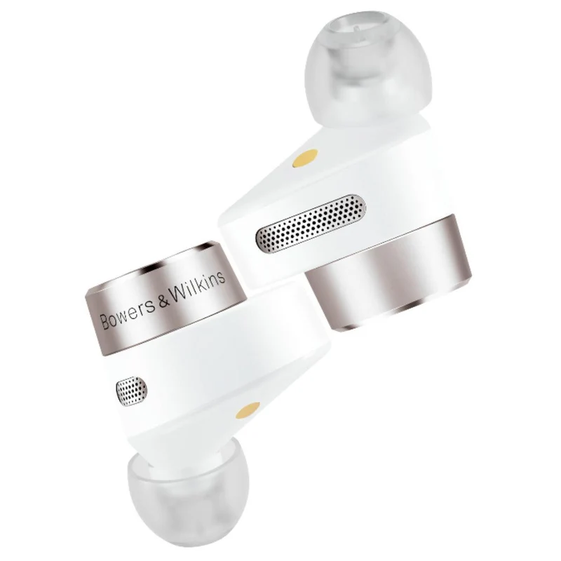 B&W PI5 cuffie in-ear true wireless hifi WHITE con Bluetooth aptX