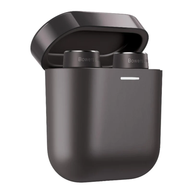 B&W PI5 cuffie in-ear true wireless hifi Charcoal (Nero) con Bluetooth aptX