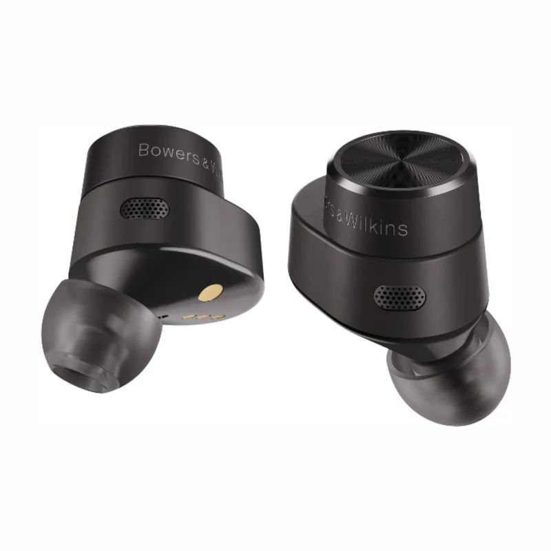 B&W PI5 cuffie in-ear true wireless hifi Charcoal (Nero) con Bluetooth aptX