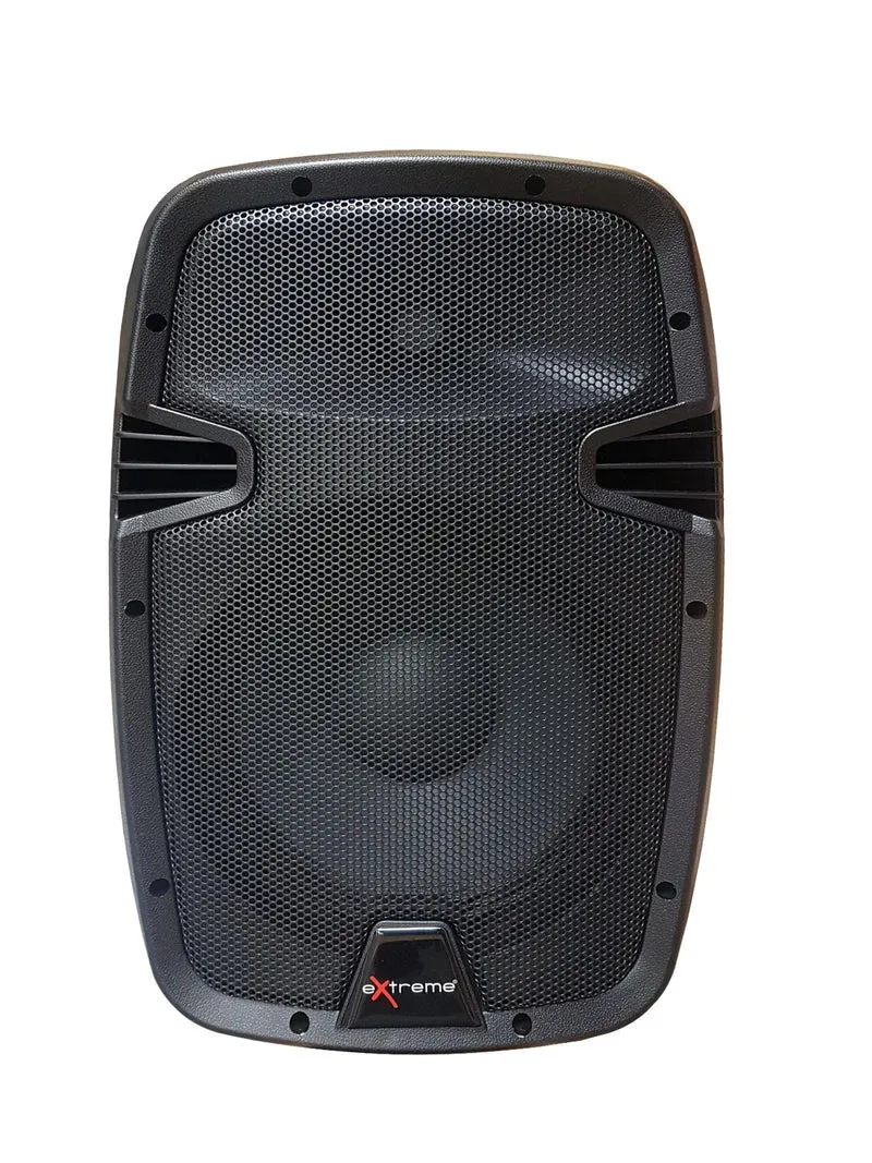 EXTREME PPA210D COMBO CASSE+MIXER+REVERBERO+PLAYER BLUETOOTH USB SD+MICROFONO+3 CAVI / BUNDLE SISTEMA PA PORTATILE COMPATTO 200W 4 IN XLR 2 STEREO JACK