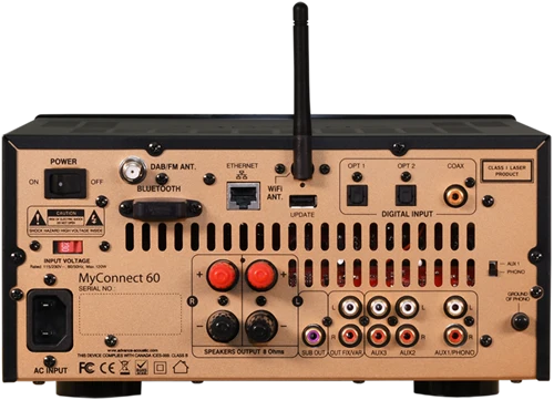 Advance Paris MYCONNECT 60 Amplificatore integrato sistema audiophile compatto "all-in-one"