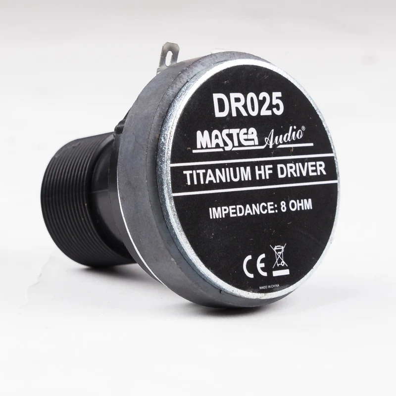 Master Audio DR025 Driver a compressione bobina: 25 mm (1"), 60W su 8ohm, Risposta in frequenza: 1500 - 20000 Hz