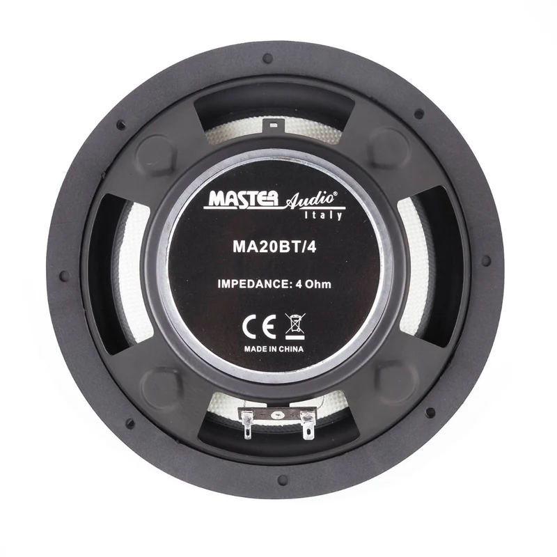 Master Audio MA20BT/4 Woofer 8" (20cm) 150W 4 ohm cono in fibra di vetro professionale hifi