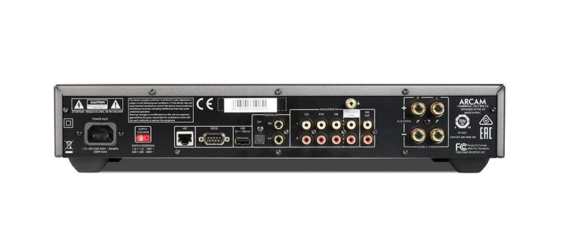 ARCAM SA10 Amplificatore integrato in Classe A/B. Potenza 2x50W,DAC Sabre ESS9016K2M a 32bit/192KHz